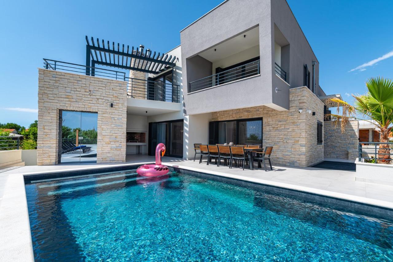 Villa Roca With Heated Pool And Sauna Privlaka (Zadar) Exterior foto