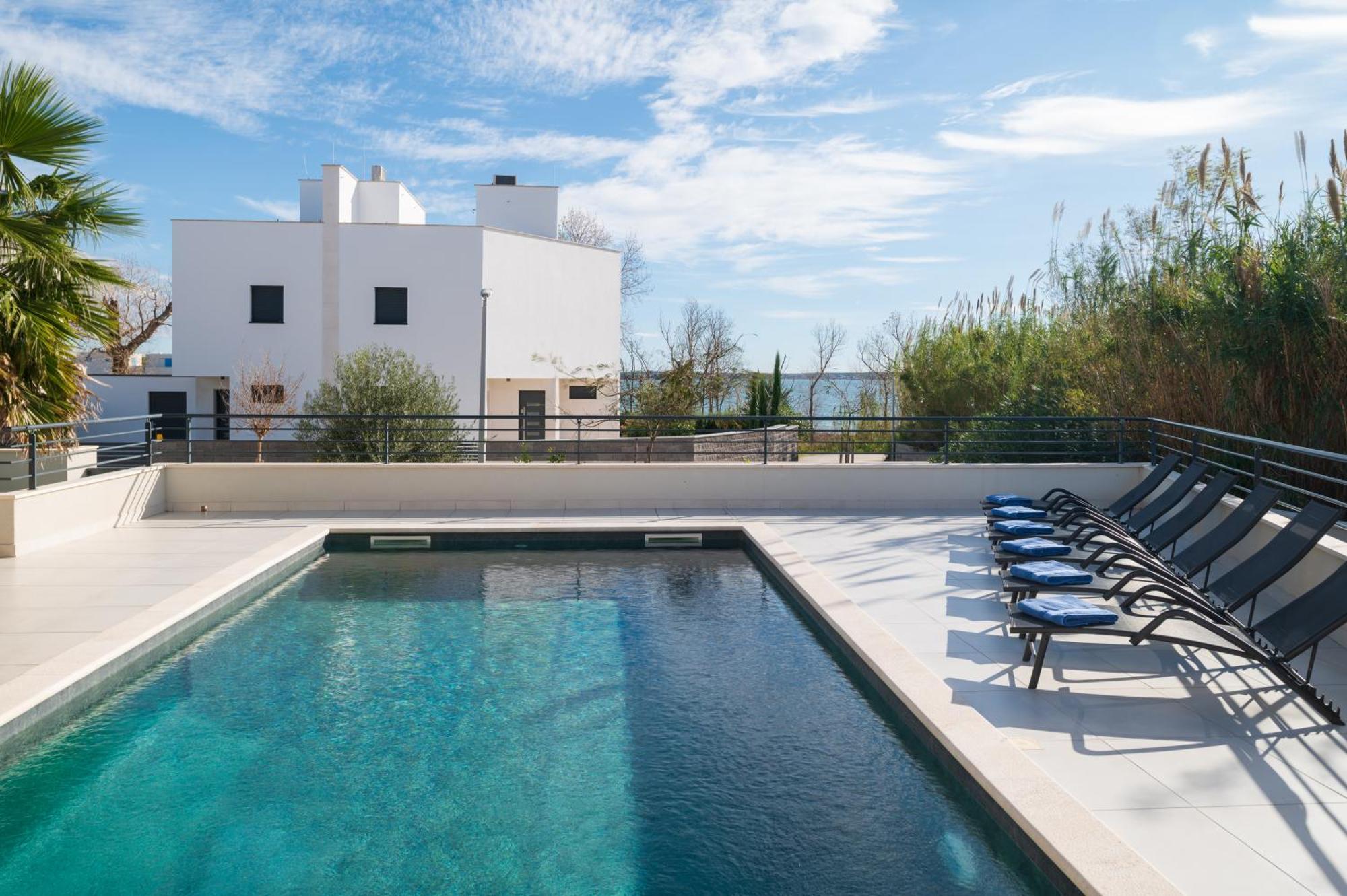 Villa Roca With Heated Pool And Sauna Privlaka (Zadar) Exterior foto