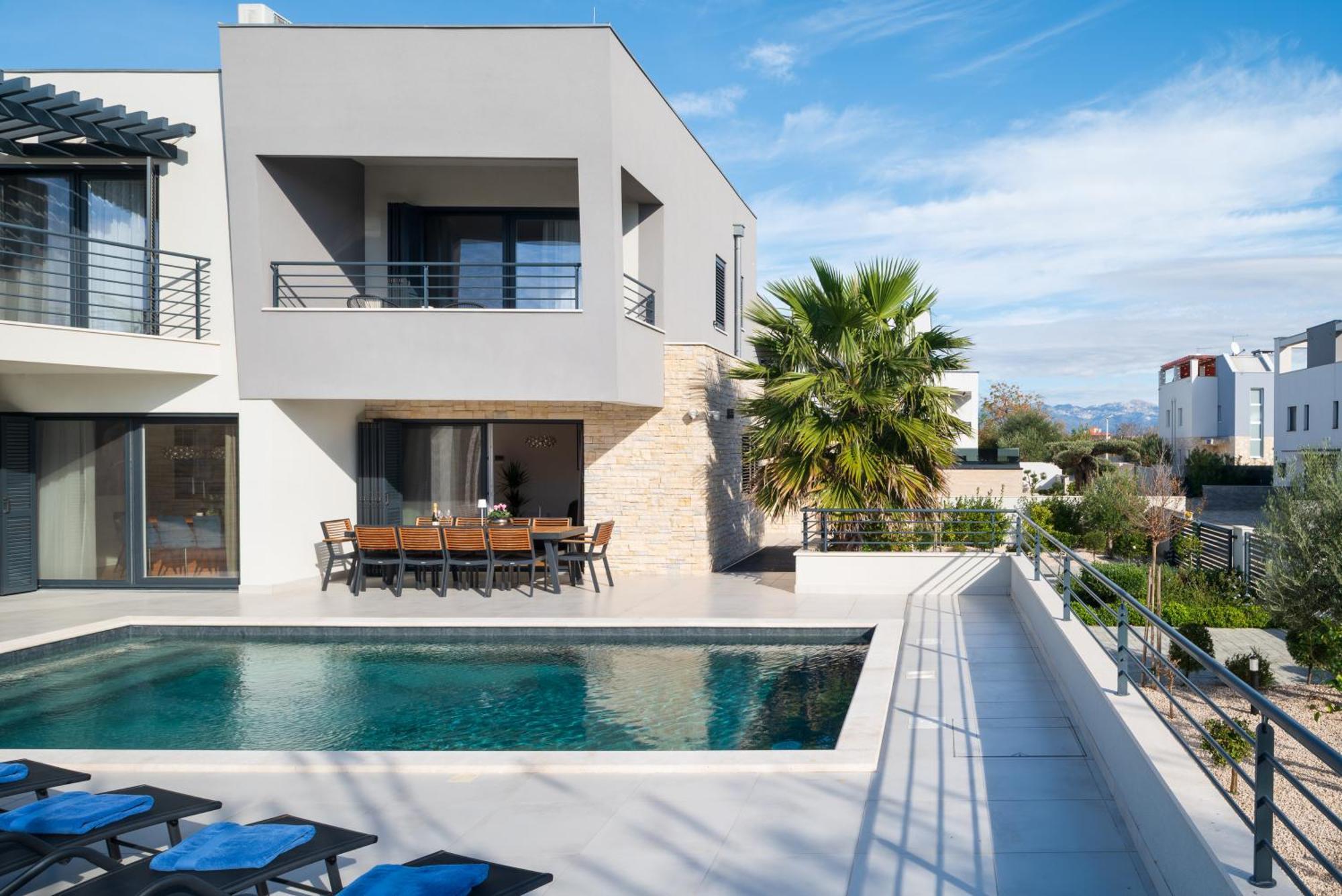 Villa Roca With Heated Pool And Sauna Privlaka (Zadar) Exterior foto