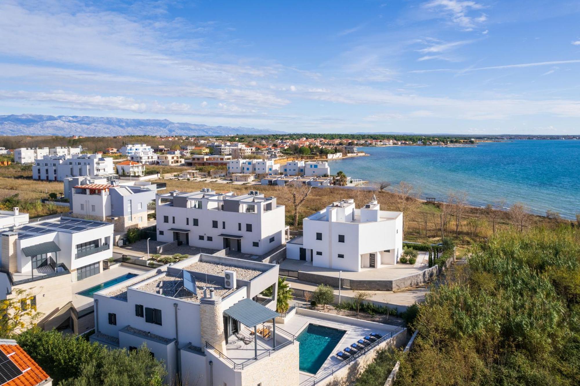 Villa Roca With Heated Pool And Sauna Privlaka (Zadar) Exterior foto