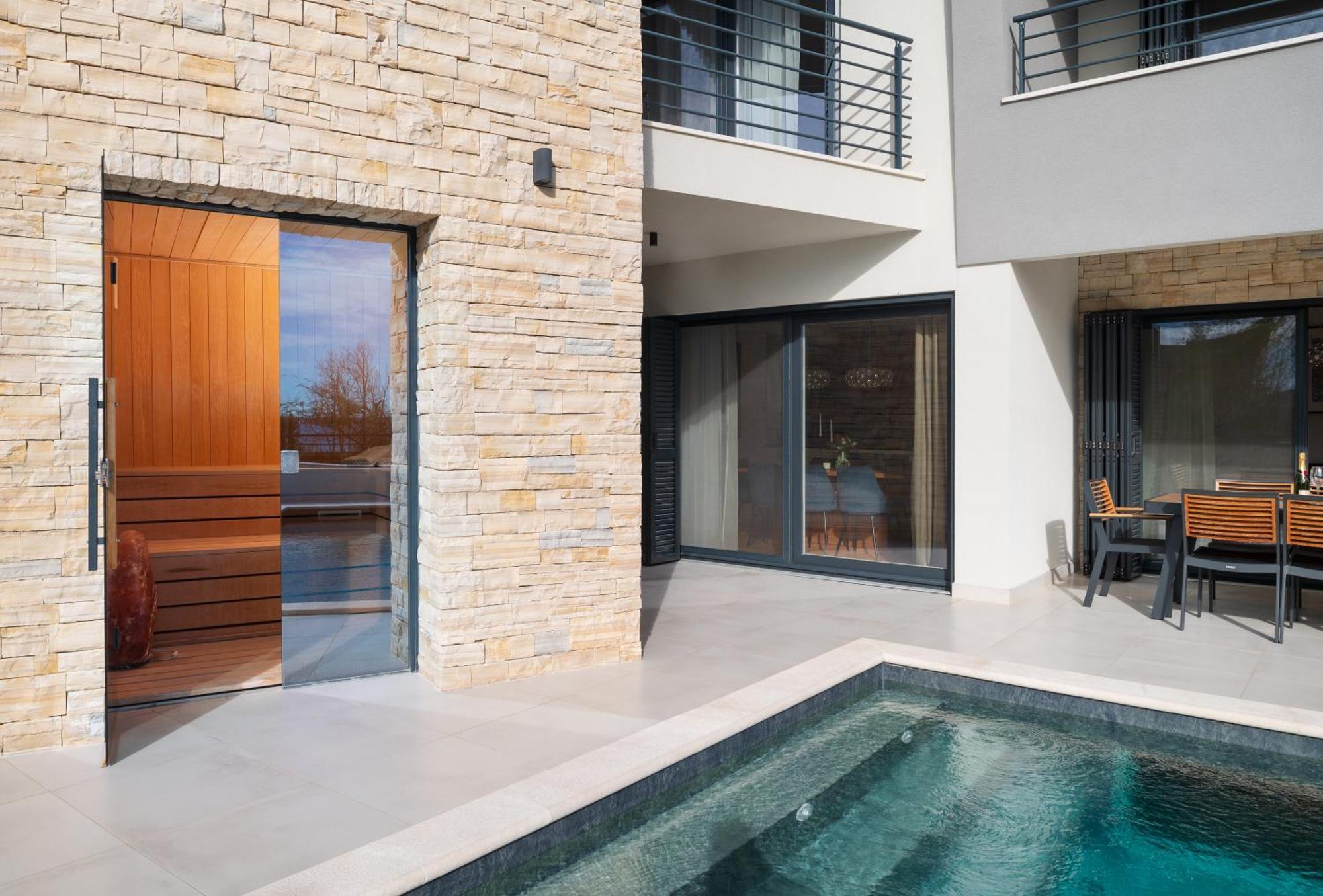 Villa Roca With Heated Pool And Sauna Privlaka (Zadar) Exterior foto