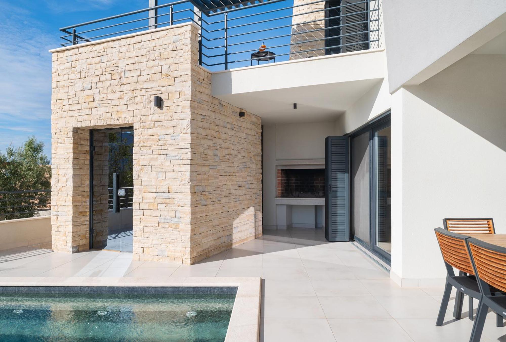 Villa Roca With Heated Pool And Sauna Privlaka (Zadar) Exterior foto