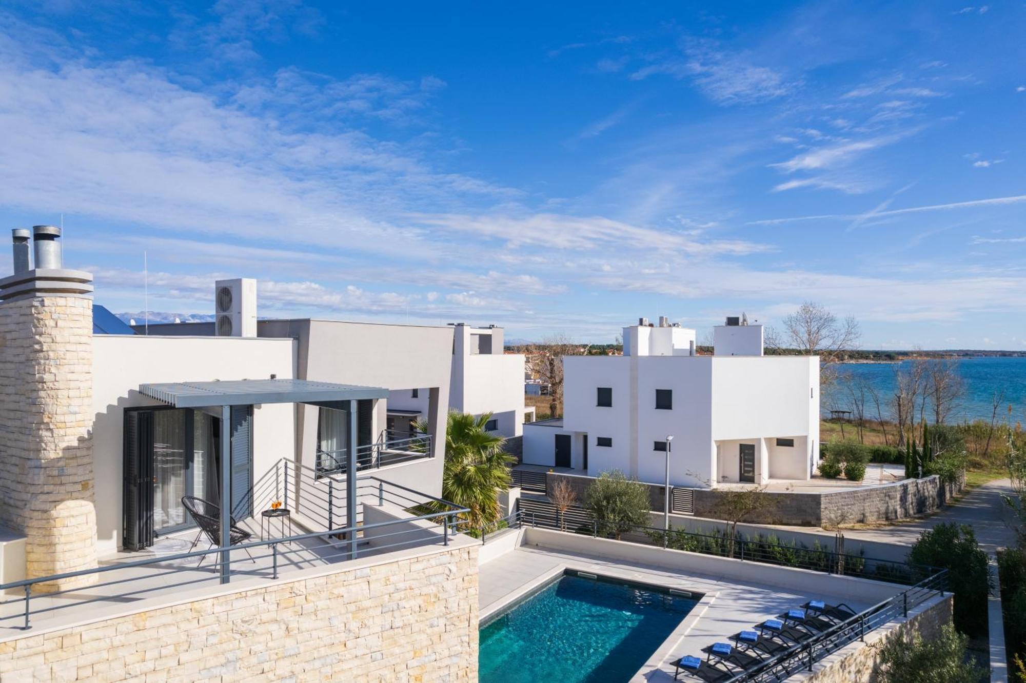 Villa Roca With Heated Pool And Sauna Privlaka (Zadar) Exterior foto
