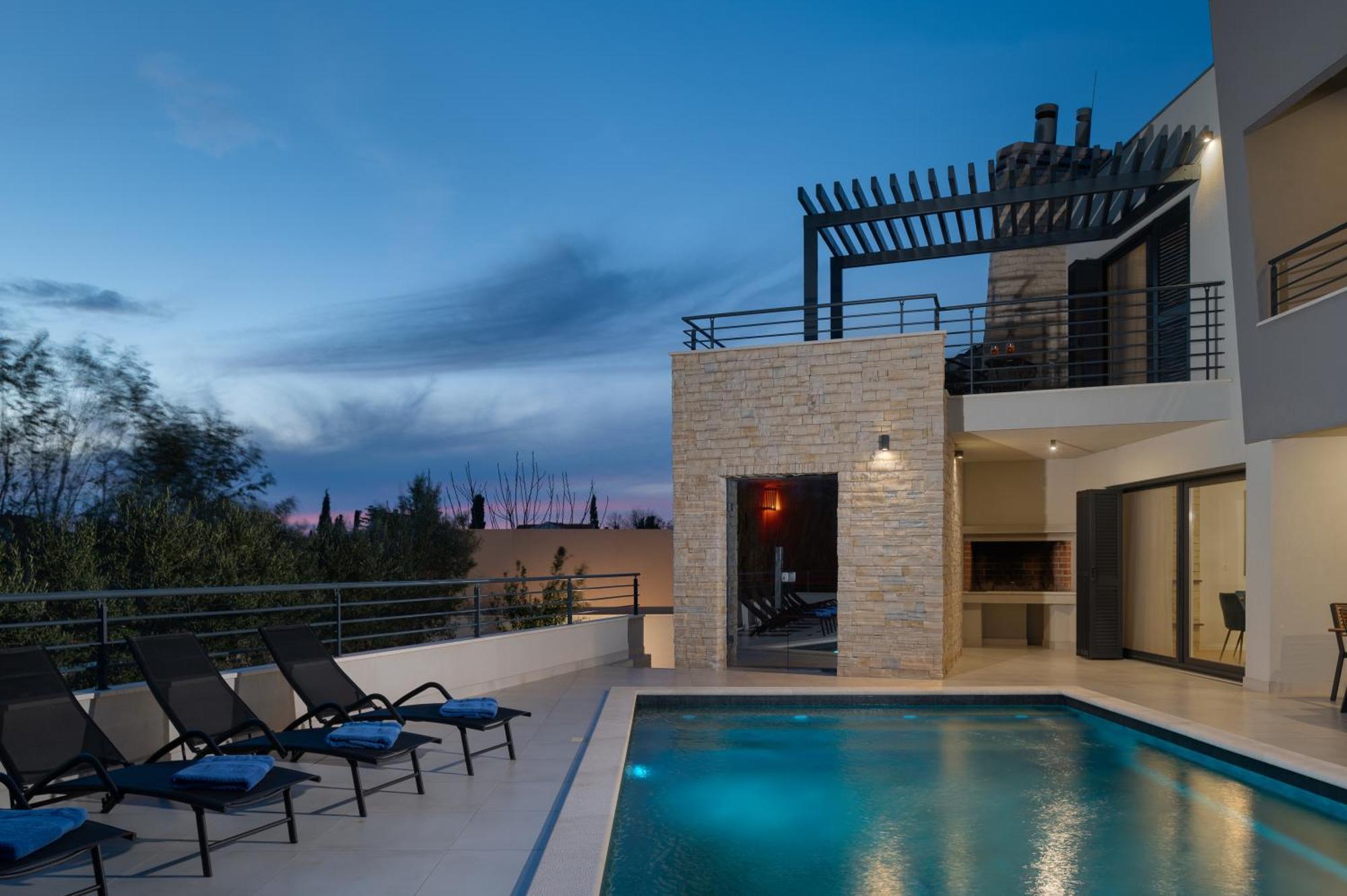 Villa Roca With Heated Pool And Sauna Privlaka (Zadar) Exterior foto