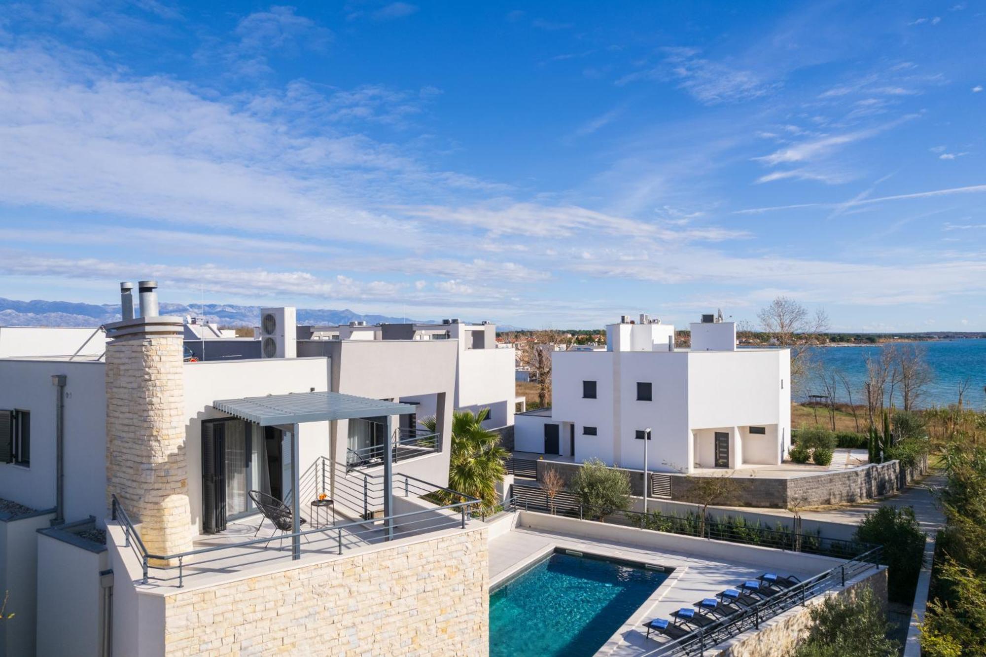 Villa Roca With Heated Pool And Sauna Privlaka (Zadar) Exterior foto