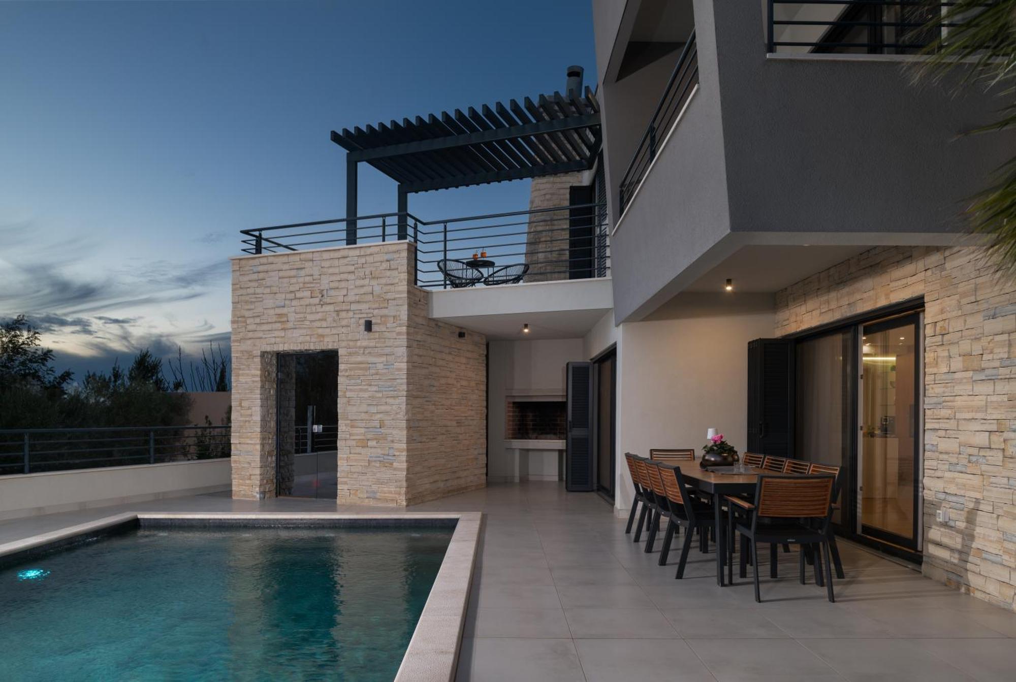 Villa Roca With Heated Pool And Sauna Privlaka (Zadar) Exterior foto